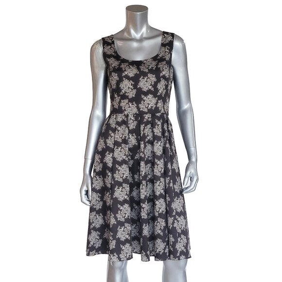 DOLCE & GABBANA DRESS PAISLEY PRINT FLARED SKIRT sz IT 42 US 6 - Picture 1 of 10